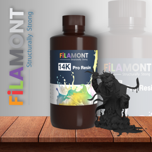 Filamont 14K Pro Resin (Dark Grey) – Precision Perfected, Beyond 10K & 12K Limits