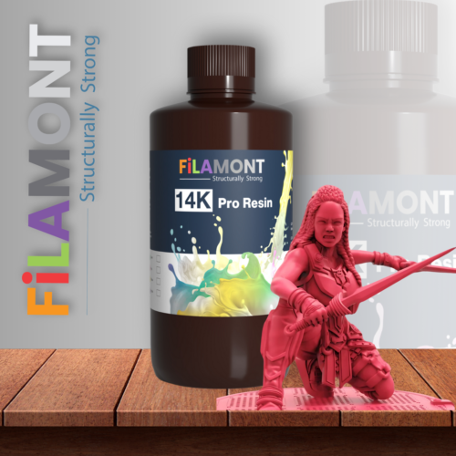 Filamont 14K Pro Resin (Red) – Precision Perfected, Beyond 10K & 12K Limits