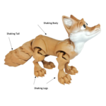 Protomont Flexi Fox - 3D Printed Articulated Toy for Kids