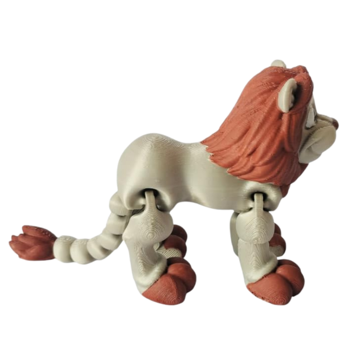 Protomont Flexi Lion - 3D Printed Articulated Toy for Kids