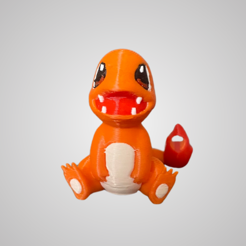 Protomont 3D Printed Charmander Pokémon Keychain