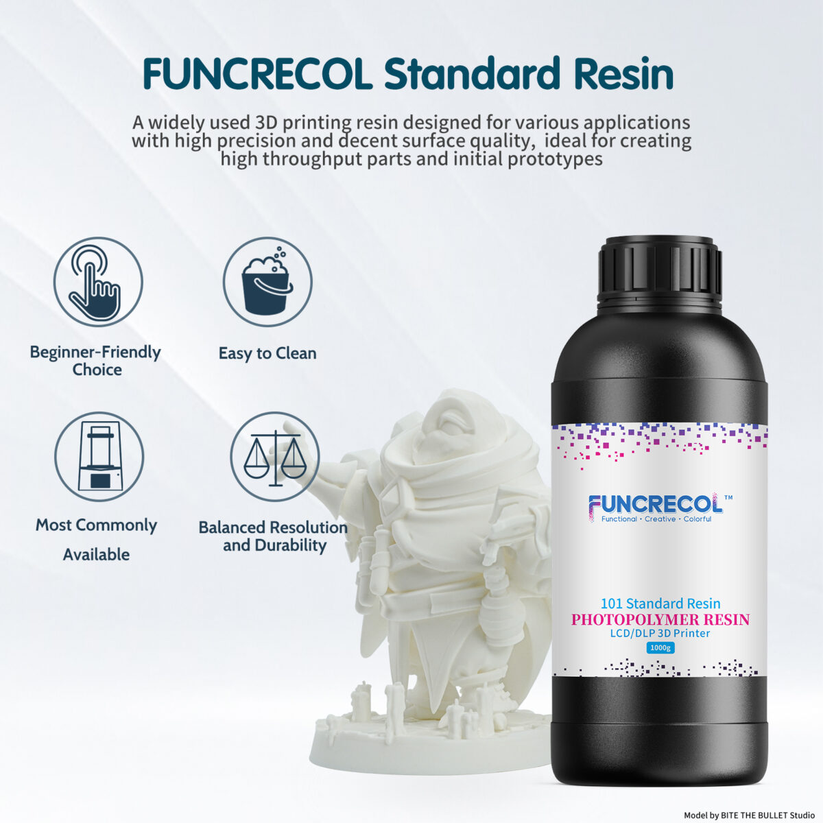 FUNCRECOL Standard Photopolymer Resin (White)