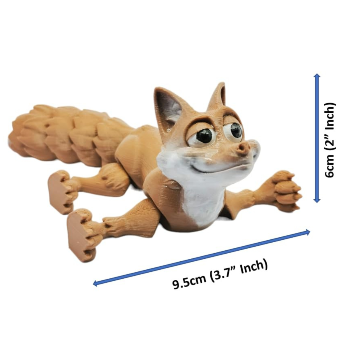 Protomont Flexi Fox - 3D Printed Articulated Toy for Kids