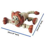 Protomont Flexi Lion - 3D Printed Articulated Toy for Kids