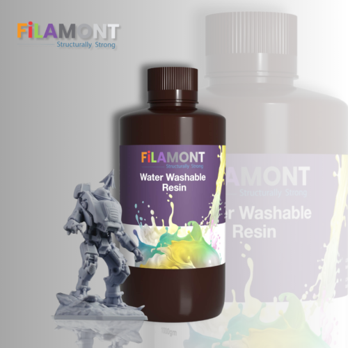 Filamont Water Washable 3D Printer Resin (Grey)