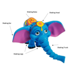 Protomont Flexi Elephant with Ball - 3D Printed Articulated Toy for Kids