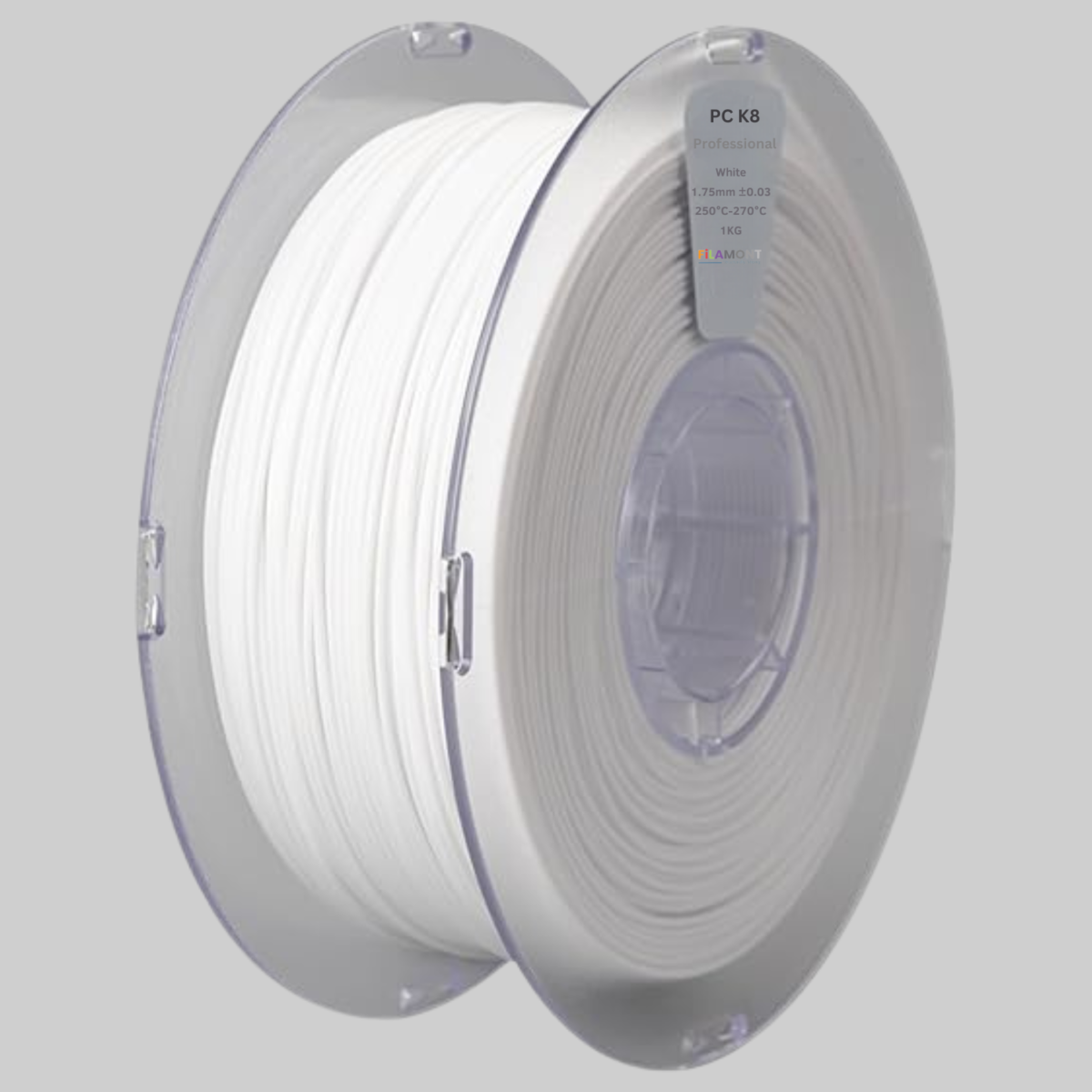 Filamont K8™ PC 3D Printer Filament (White)