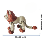 Protomont Flexi Lion - 3D Printed Articulated Toy for Kids