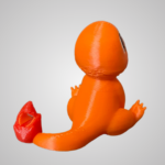 Protomont 3D Printed Charmander Pokémon Keychain