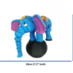 Protomont Flexi Elephant with Ball - 3D Printed Articulated Toy for Kids