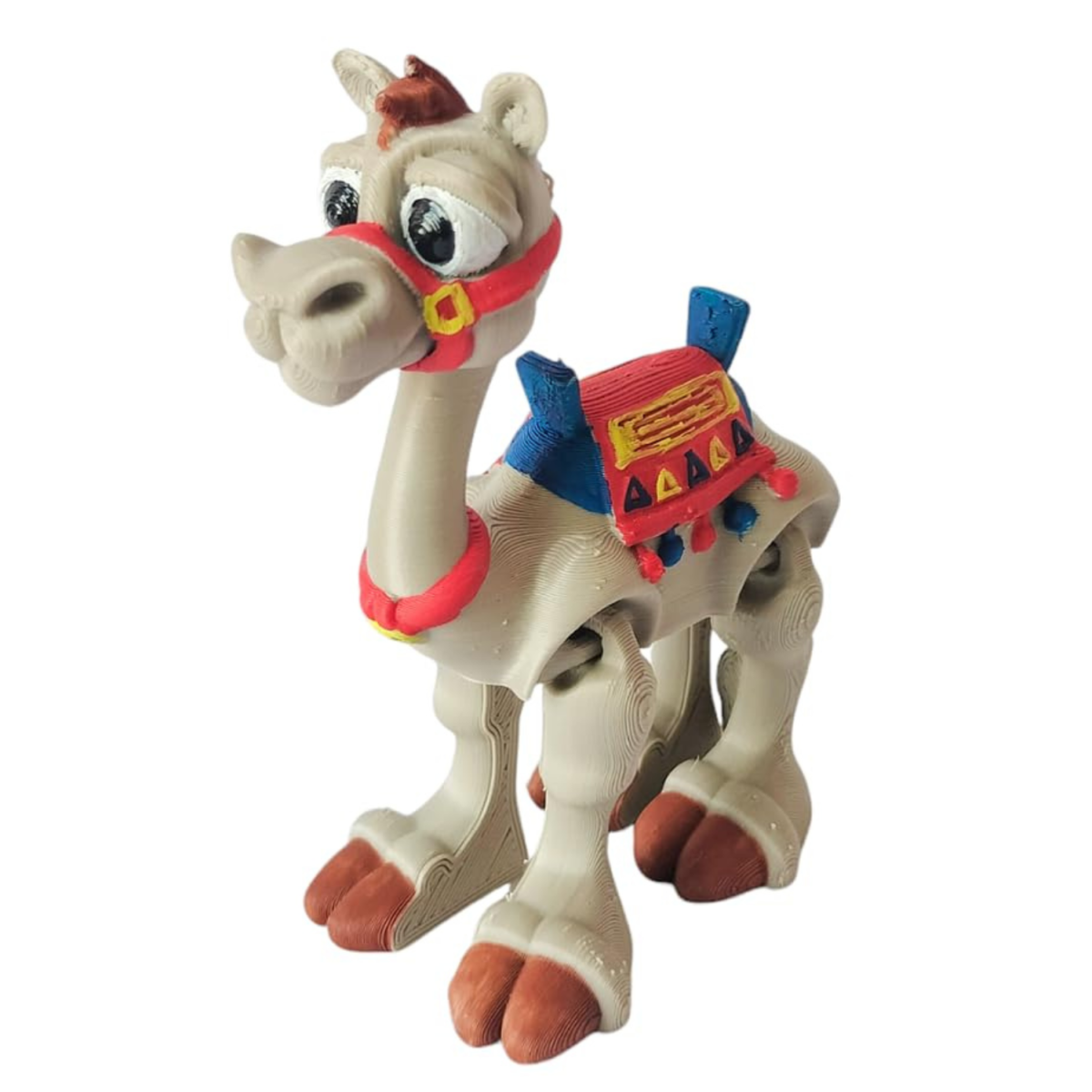 Protomont Flexi Camel - 3D Printed Articulated Toy for Kids