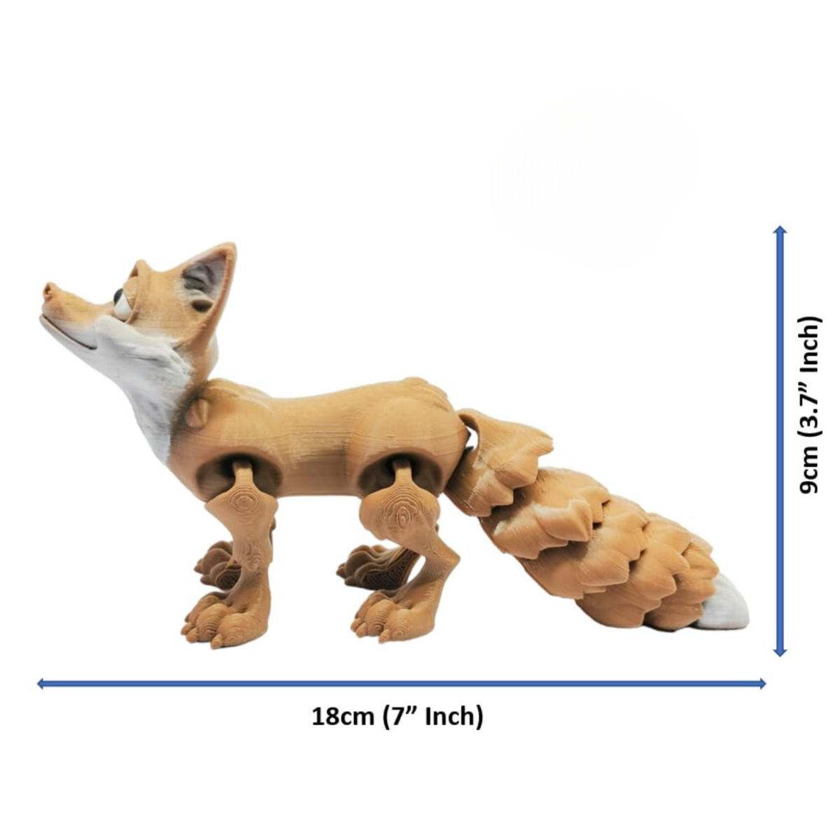 Protomont Flexi Fox - 3D Printed Articulated Toy for Kids