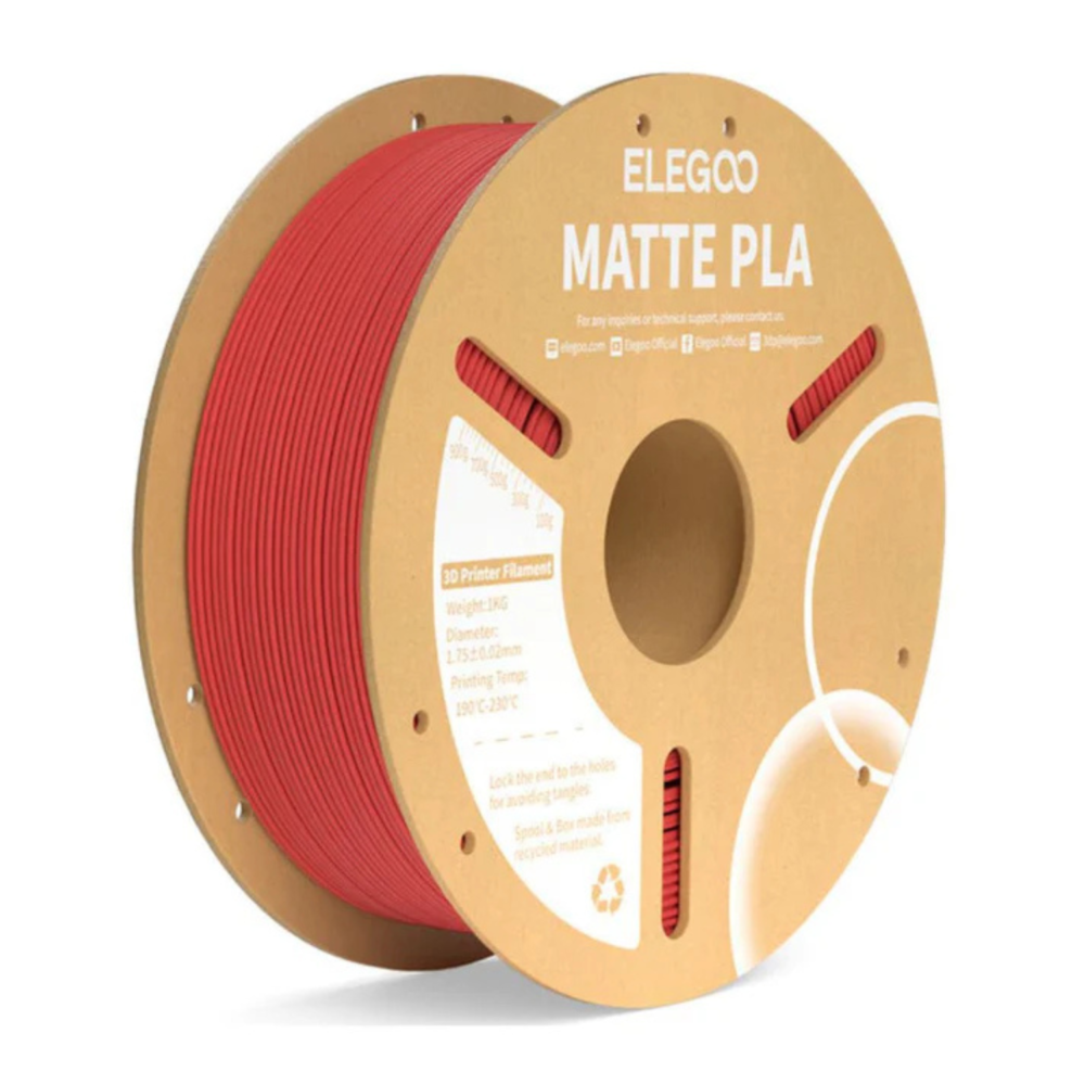 Elegoo - Silk PLA - Rouge Véritable (True Red) - 1,75 mm - 1 kg main image 0