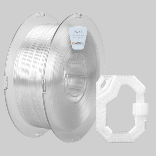 Filamont K8™ PC 3D Printer Filament (Clear white)