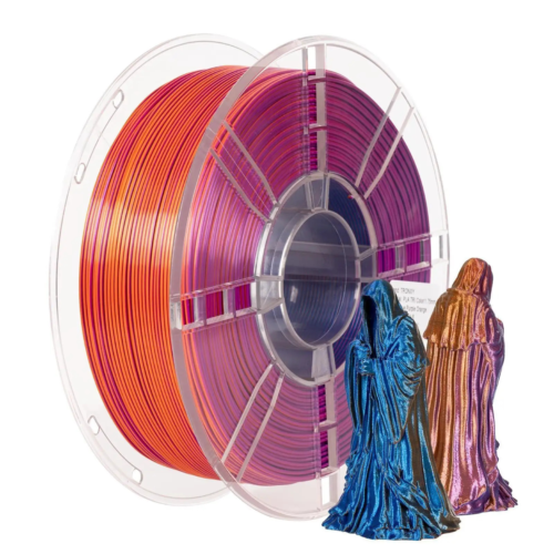 Filamont Silk Tri Color Gold, Blue, Purple 3D Printer Filament