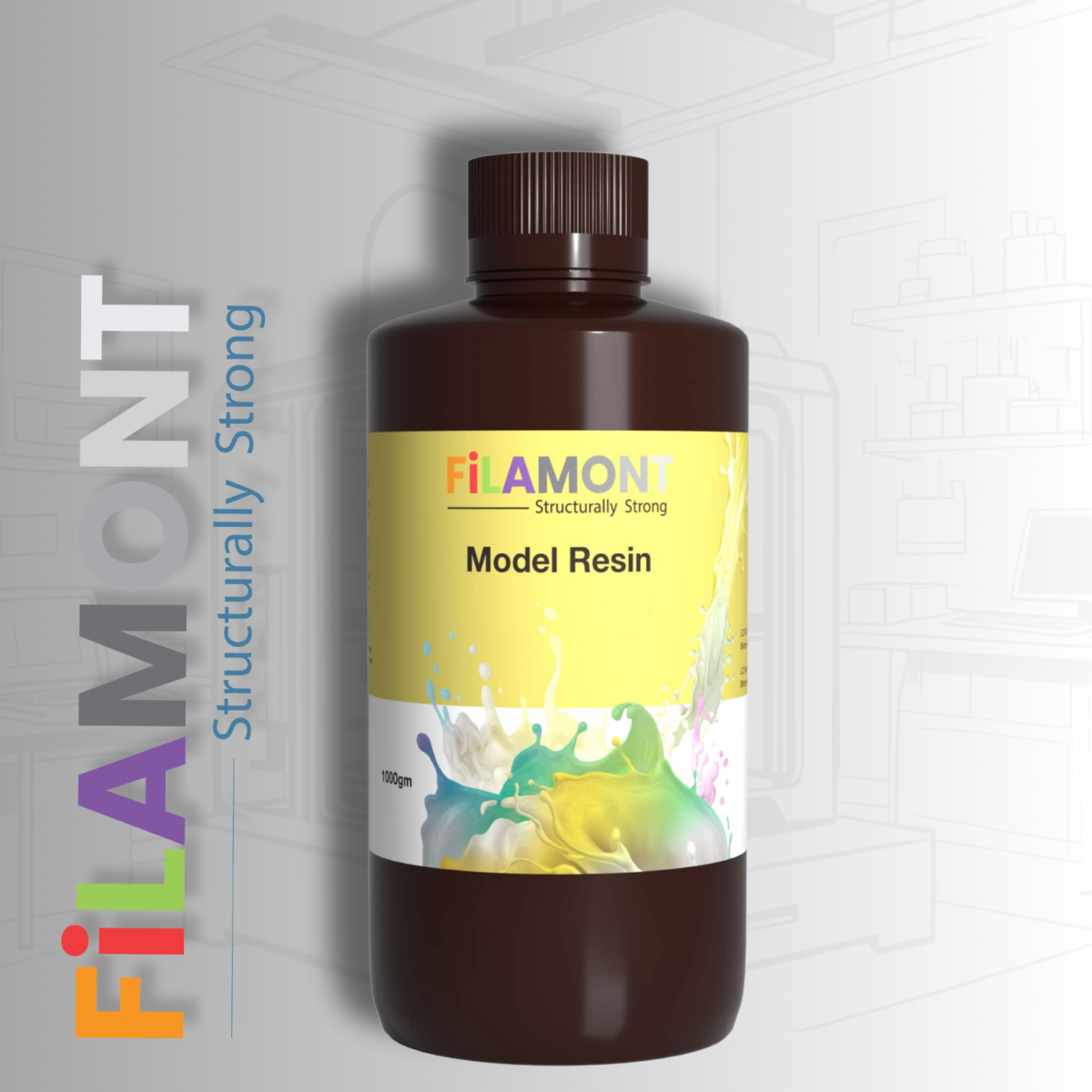 Filamont Photopolymer Model Resin (Nebula grey)