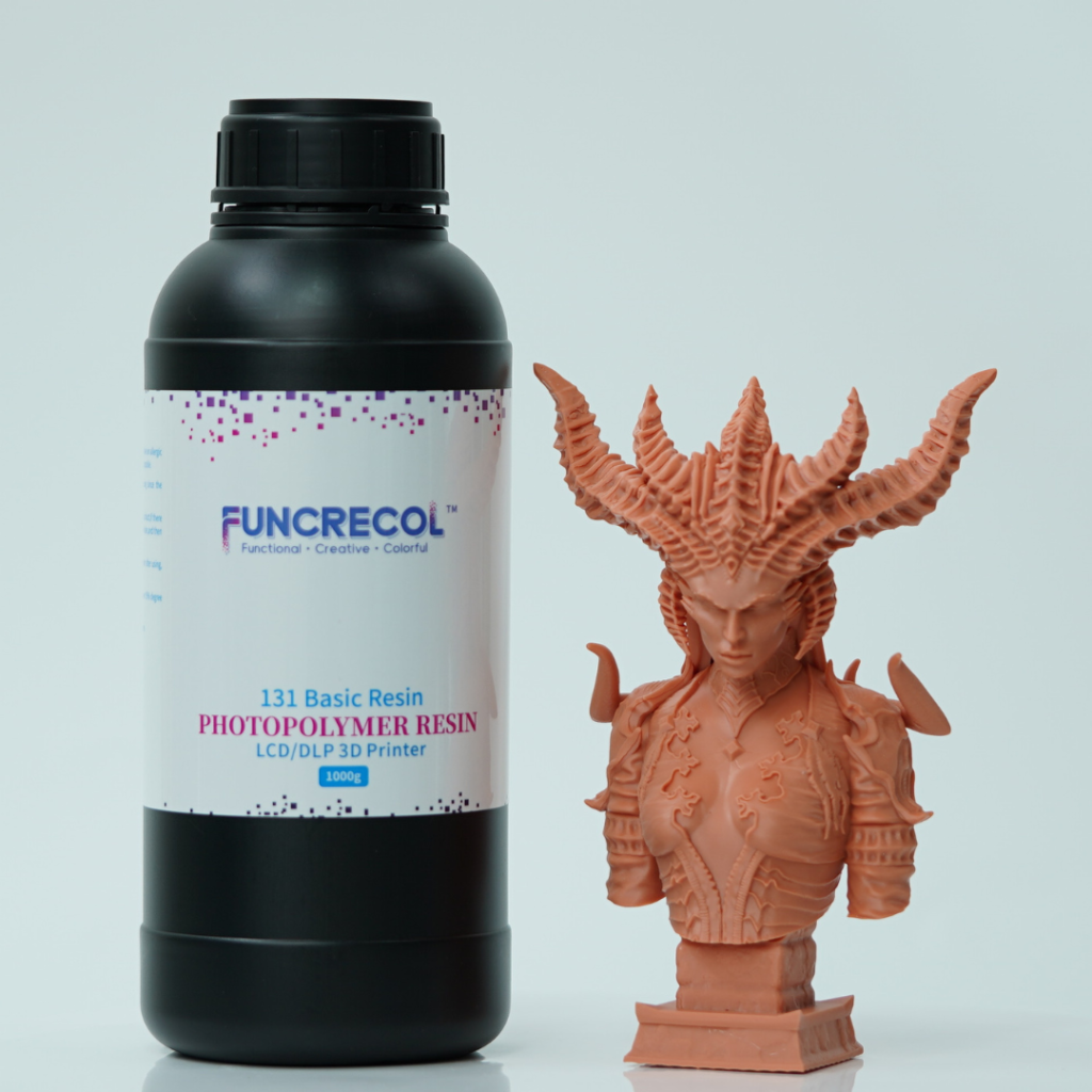 FUNCRECOL Standard Photopolymer Resin – High-Quality 3D Printing Solution a premium choice for precision, reliability, and efficiency in 3D printing.