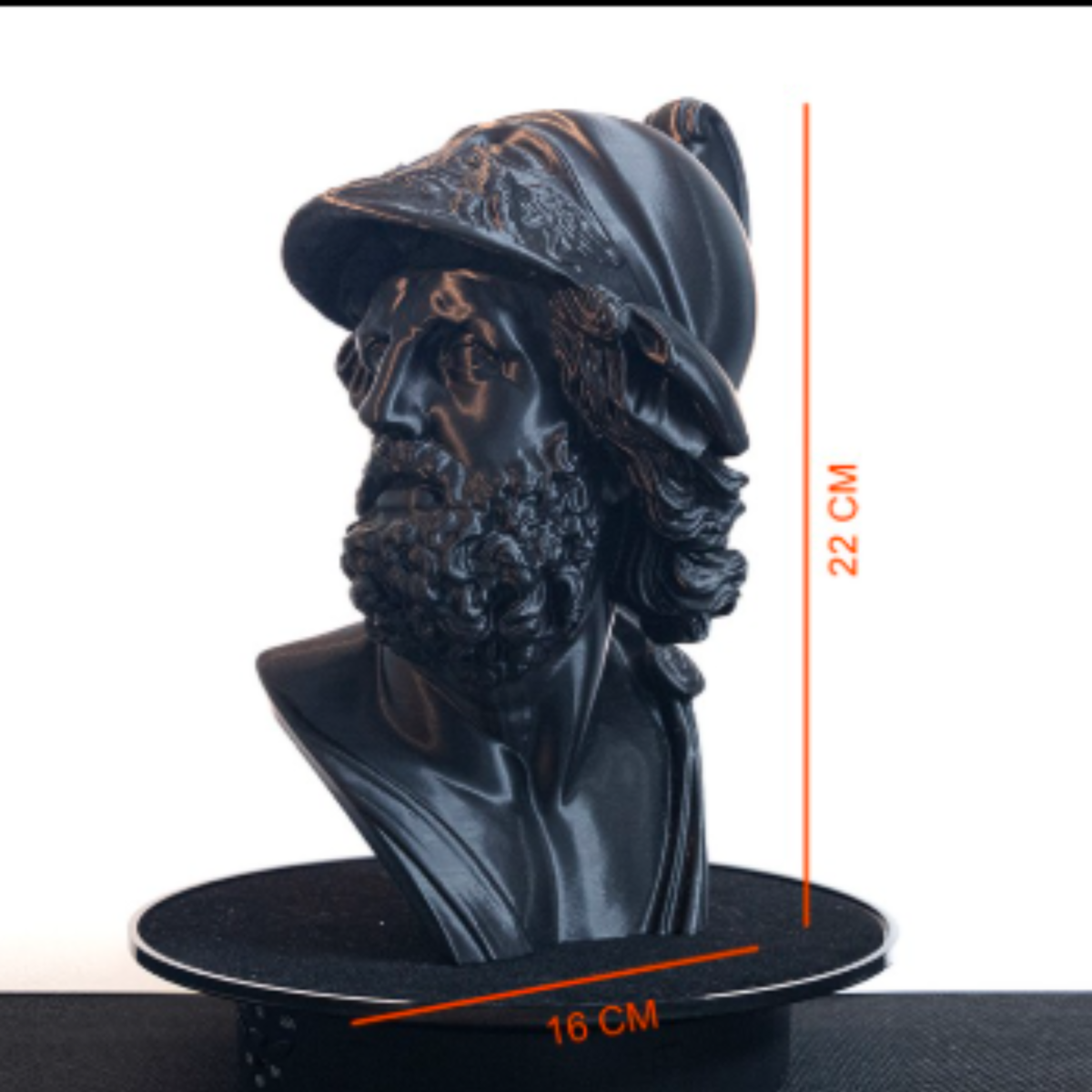 Protomont 3D Printed Menelaus Bust Sculpture