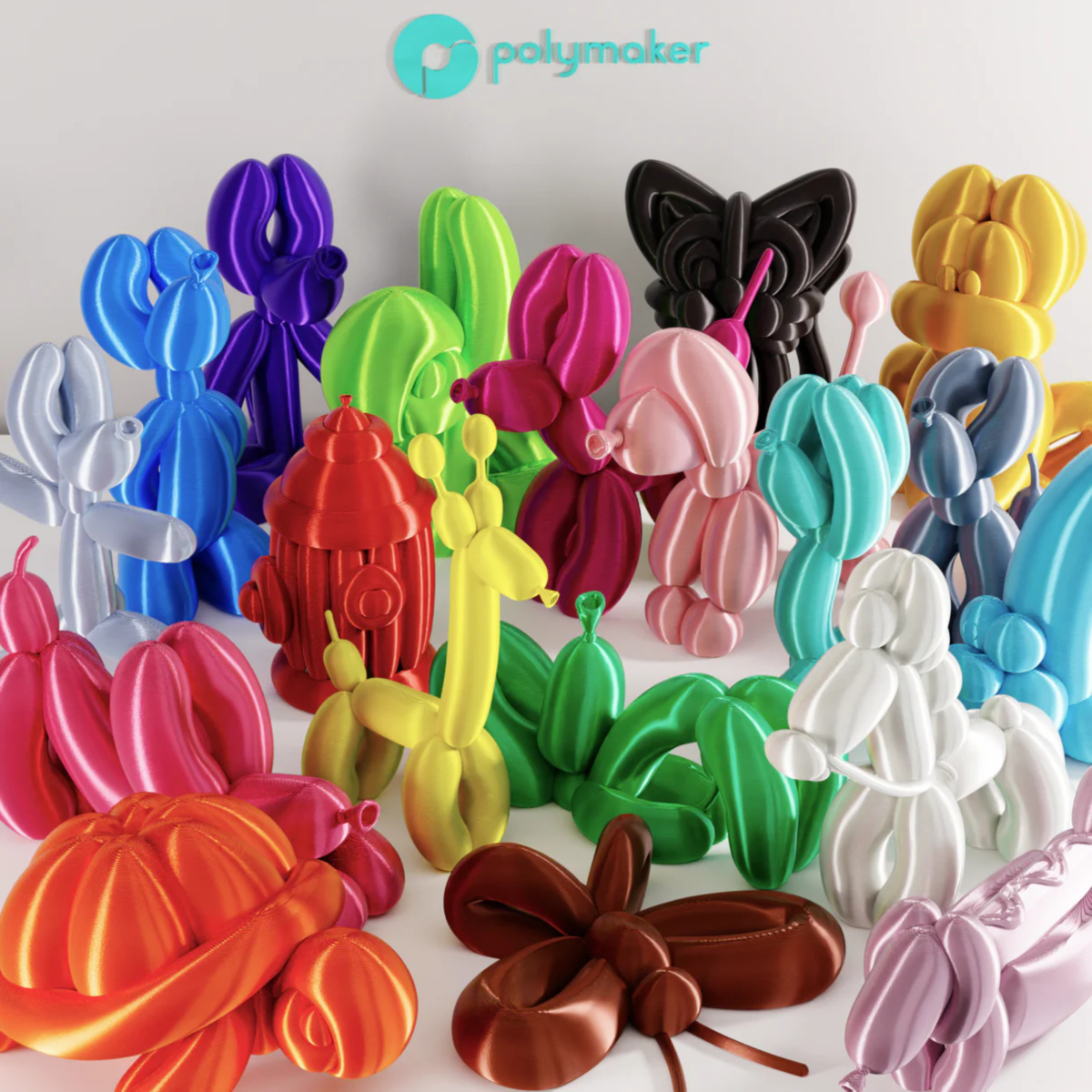 Polymaker PolyLite™ Silk PLA Filament (Chrome)