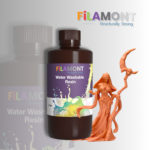 Filamont Water Washable 3D Printer Resin (Orange Red)