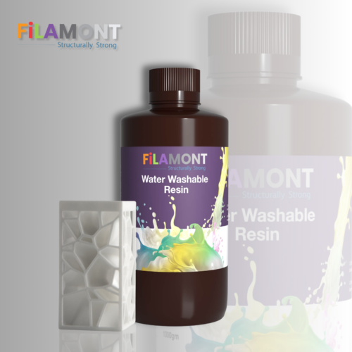 Filamont Water Washable 3D Printer Resin (White)