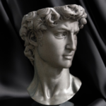 Protomont 3D Printed David of Michelangelo Plant Pot