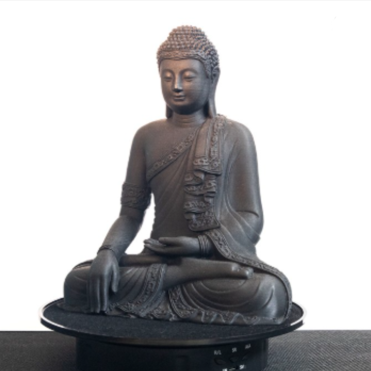 Protomont Meditating Buddha for Home Decor (Black)