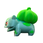 Protomont 3D Printed Bulbasaur Miniature – Cute Pokémon Tabletop Toy for Kids