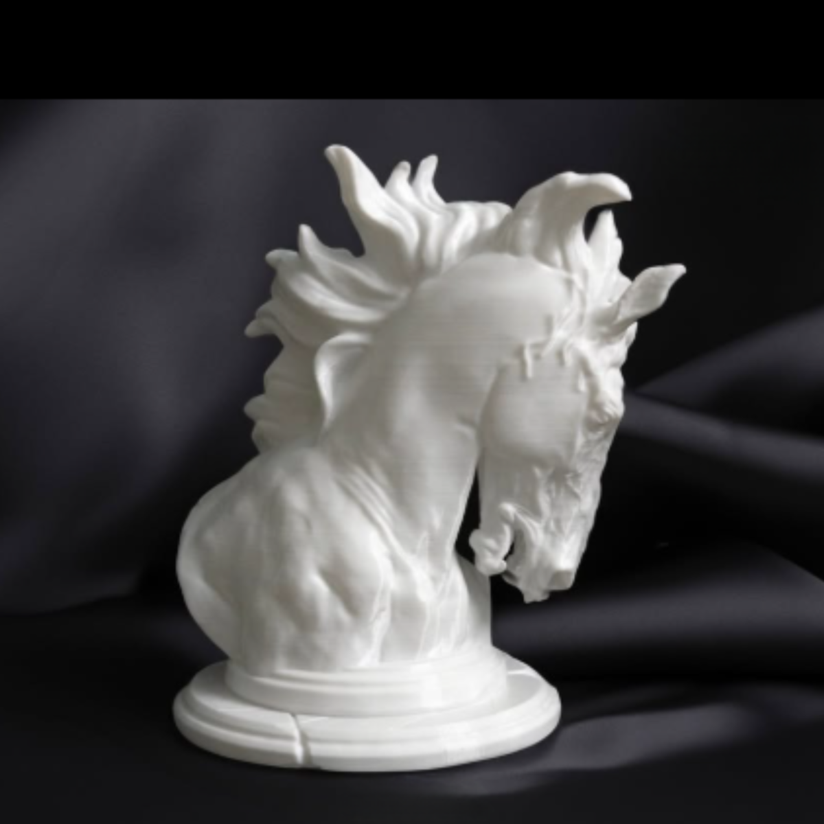 Protomont 3D Printed Horse Head Statue