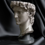 Protomont 3D Printed David of Michelangelo Plant Pot