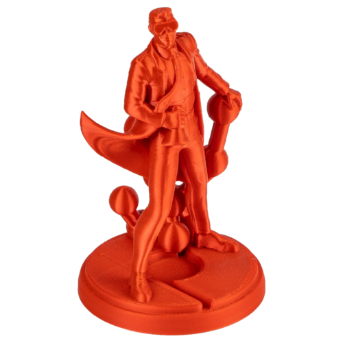 Polymaker PolyLite™ Silk PLA Filament (Silk Red)