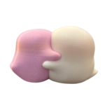 Protomont 3D Printed Love Chick Miniature – Cute Wedding Gift & Car Decoration Accessory