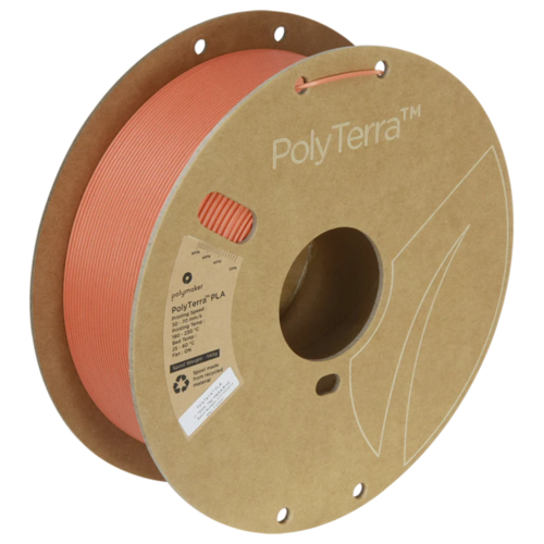 Polymaker PolyTerra™ Marble PLA Filament (Brick)- Eco-friendly, Marble-like Finish for Artistic Prints