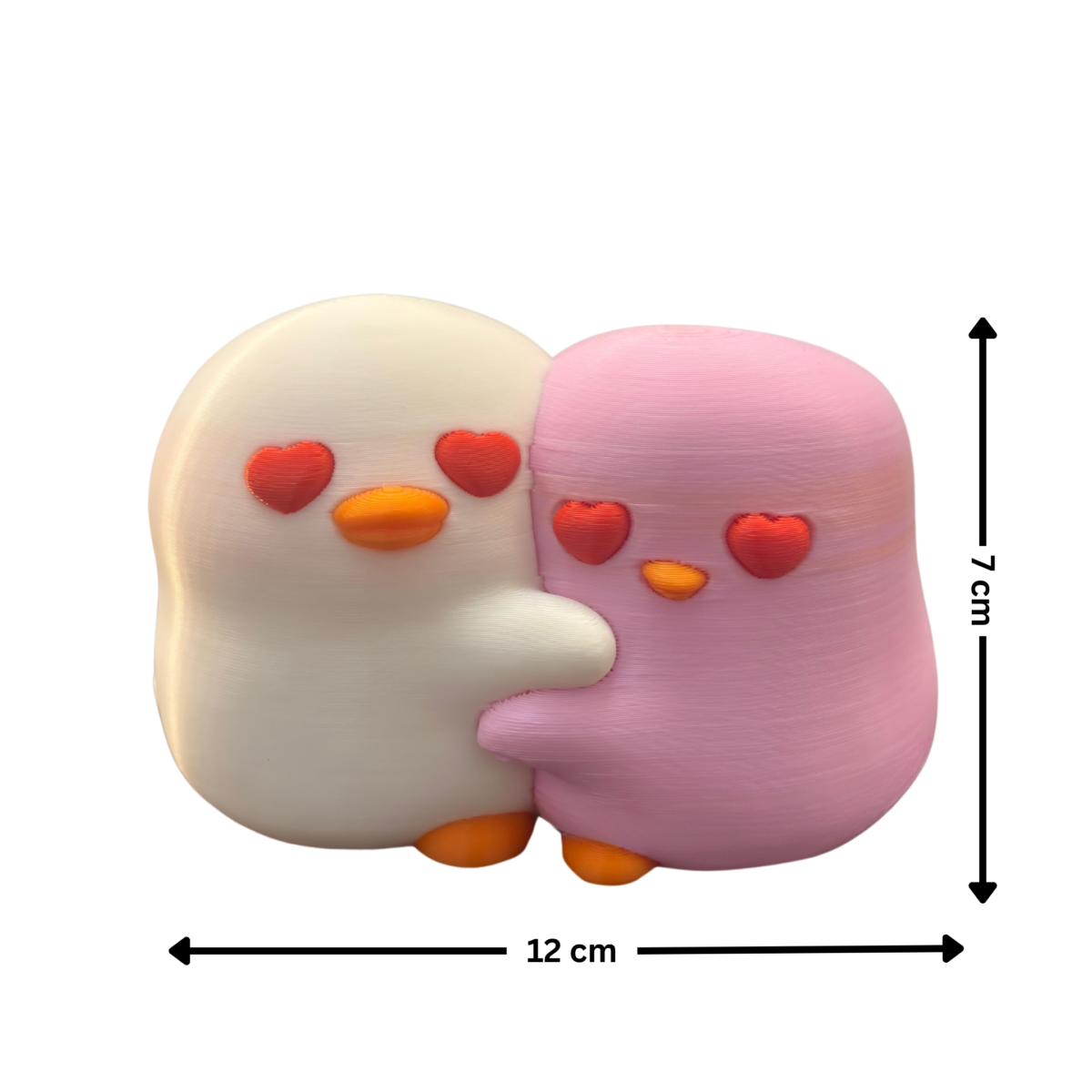 Protomont 3D Printed Love Chick Miniature – Cute Wedding Gift & Car Decoration Accessory - Image 5