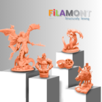 Filamont Water Washable 3D Printer Resin (Orange Red)