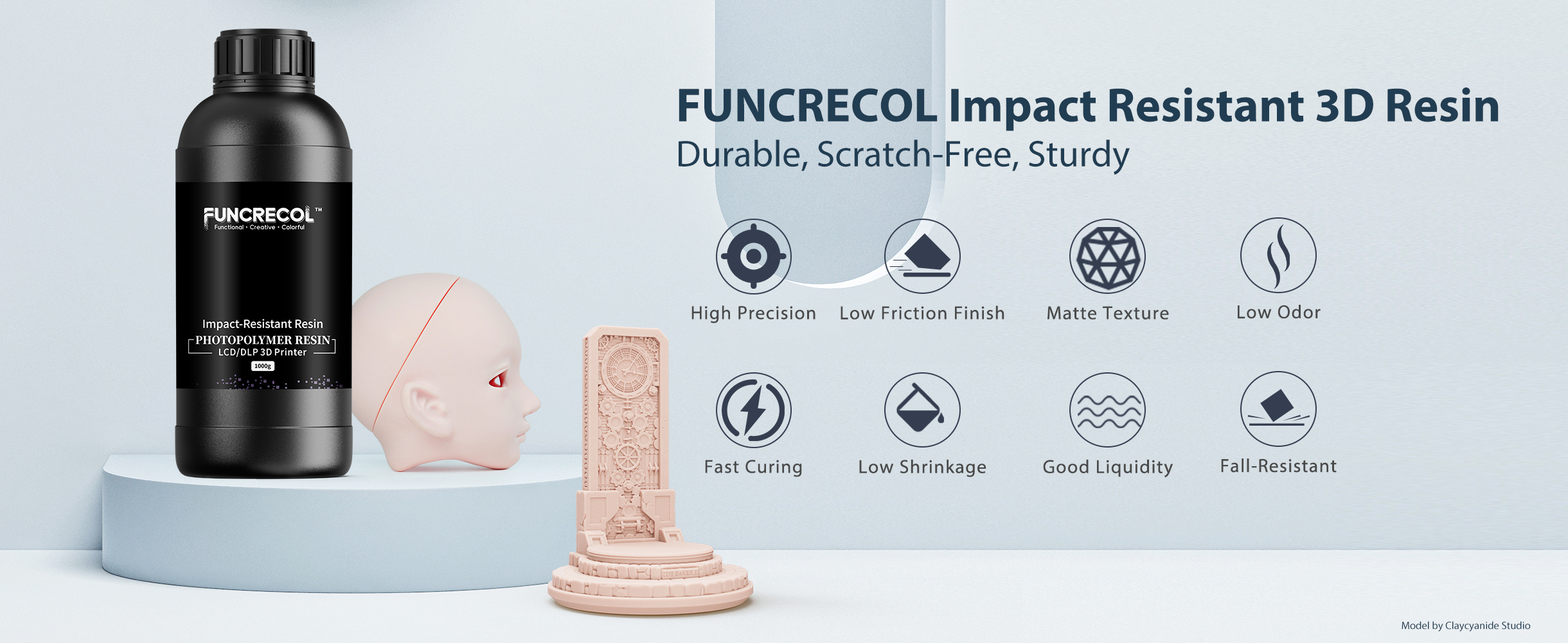 FUNCRECOL™ Wear-Resistant Resin (MIA Skin)