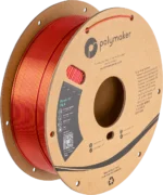 Experience premium 3D printer filament PLA with Polymaker PolyLite™ Dual Silk PLA Sunset (Silk Gold / Silk Red), featuring a breathtaking blend of Silk Gold and Silk Red This best silk PLA filament delivers a mesmerizing dual-color transition,