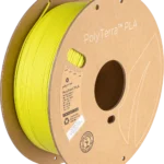 Polymaker PolyTerra Matte PLA Lime Green 3D Printer Filament – High-Quality Matte Finish for Precise Printing