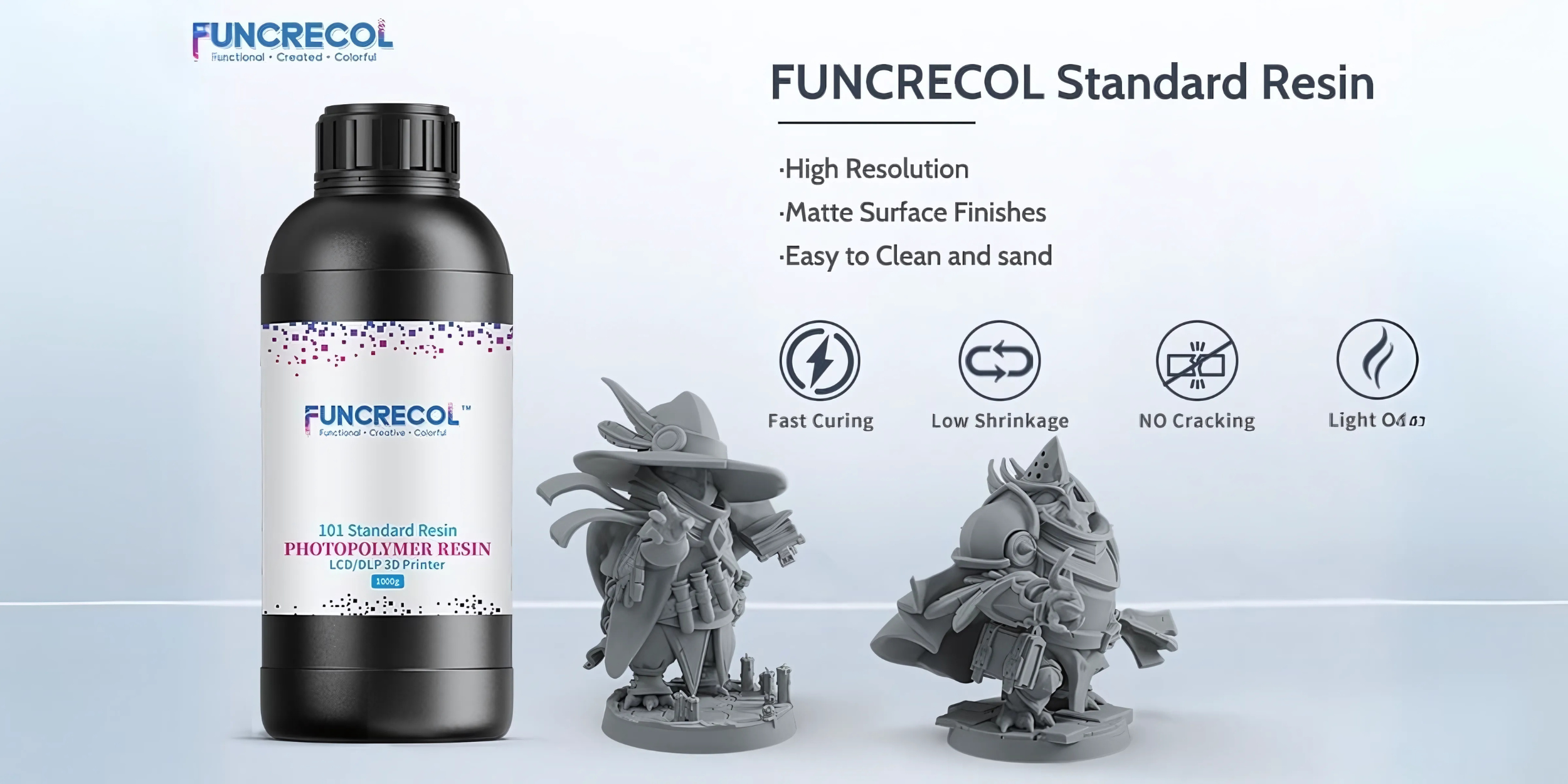 FUNCRECOL Standard Photopolymer Resin (Grey)