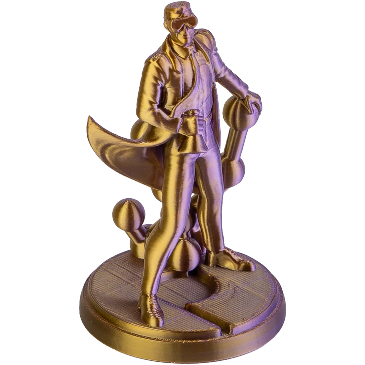Polymaker PolyLite™ Dual Silk PLA Sovereign (Silk Gold / Silk Purple)– Best Silk PLA Filament for Stunning 3D Prints