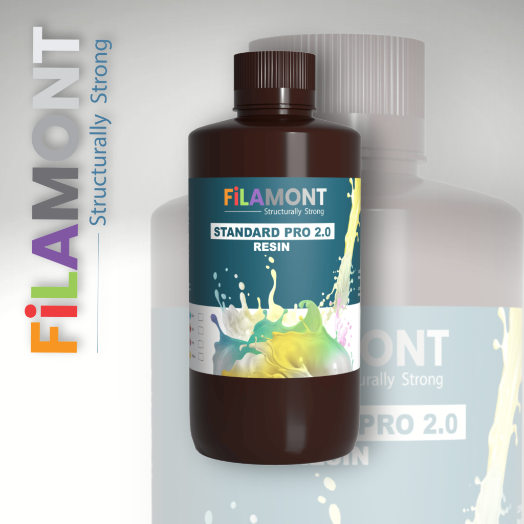 Home Protomont 21 Filamont Standard Pro Resin 2.0 is the ultimate 3D Printing Resin solution for professionals seeking High-Quality 3D Resin