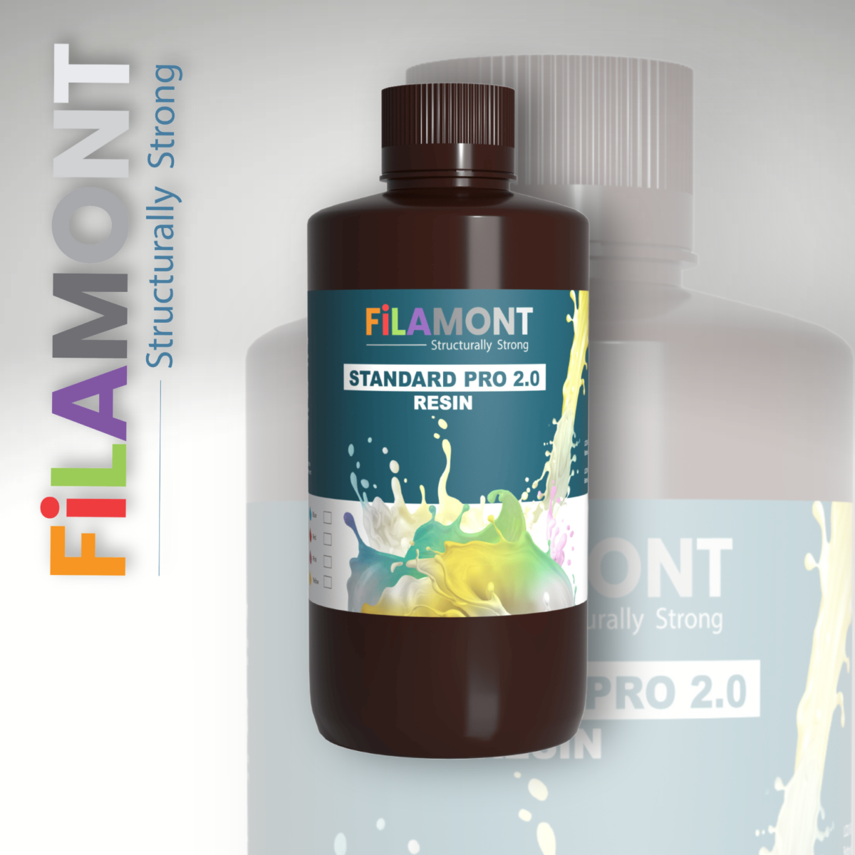 Filamont Standard Pro Resin 2.0 is the ultimate 3D Printing Resin solution for professionals seeking High-Quality 3D Resin