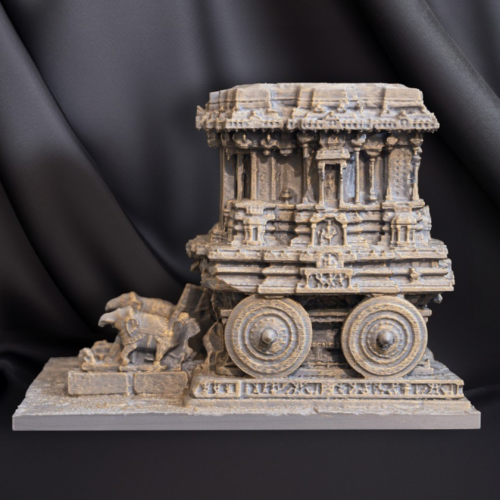 Protomont 3D Printed Jewel of Hampi Pen Stand Artistic Tabletop Gift & Home Decor Celebrate the beauty of Indian heritage