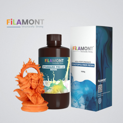 Filamont Standard Pro Resin 2.0 is the ultimate 3D Printing Resin solution for professionals seeking High-Quality 3D Resin