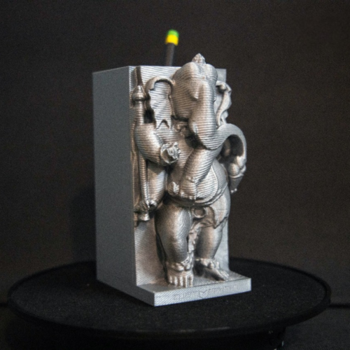 Protomont 3D Printed Ganesha Pen Stand — Divine Tabletop Decor & Spiritual Gift Bring blessings and elegance to your workspace with the Protomont 3D Printed Ganesha Pen Stand, a perfect combination of spirituality and functionality.