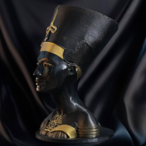 Protomont 3D Printed Nefertiti Pen Stand – Elegant Tabletop Decor & Royal Gift Experience the grace of ancient Egyptian art with the Protomont 3D Printed Nefertiti Pen Stand, a masterpiece of history and functionality.