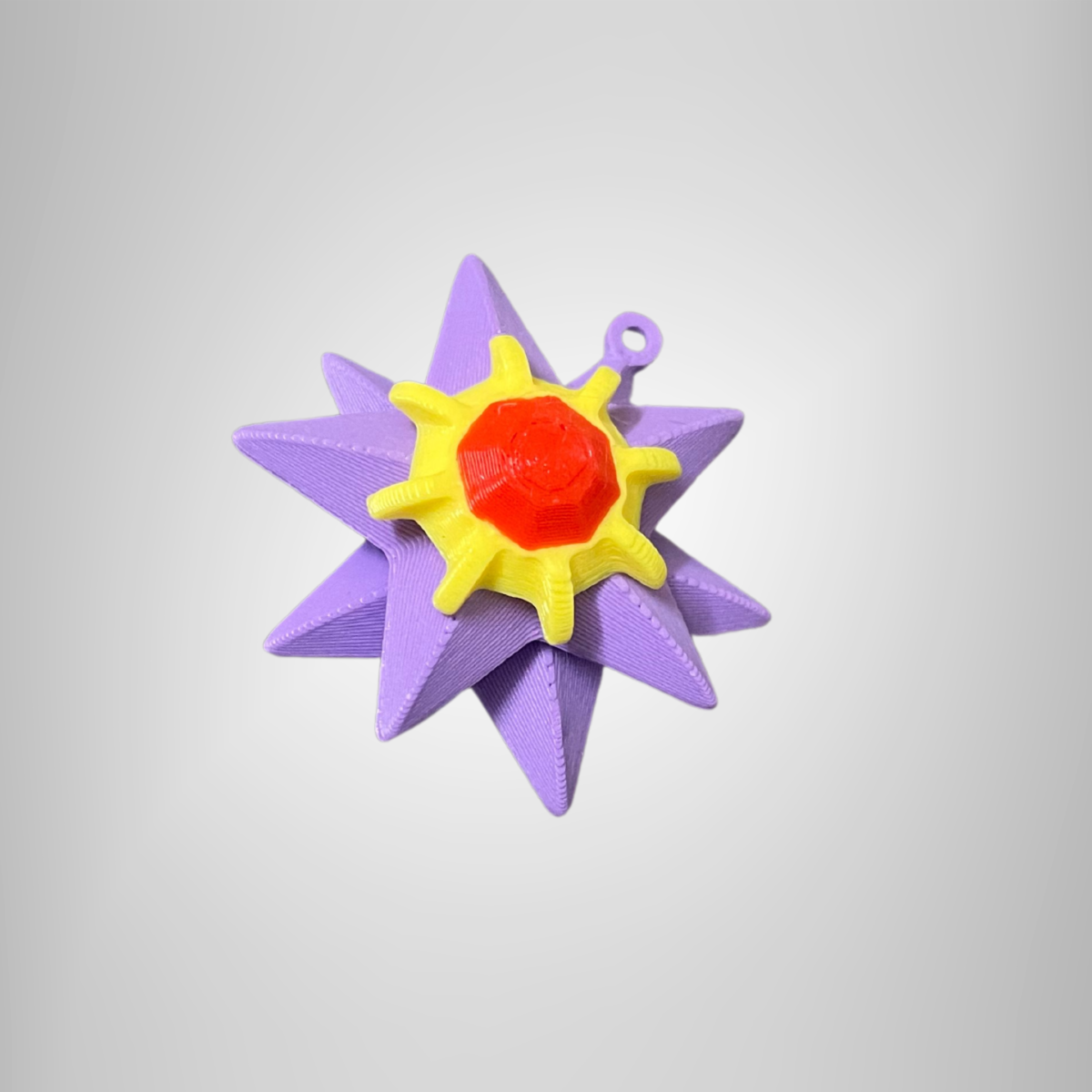 Protomont 3D Printed Pokémon Starmie Keychain – Mini Keychain for Birthday Gifts & Return Gifts for Kids