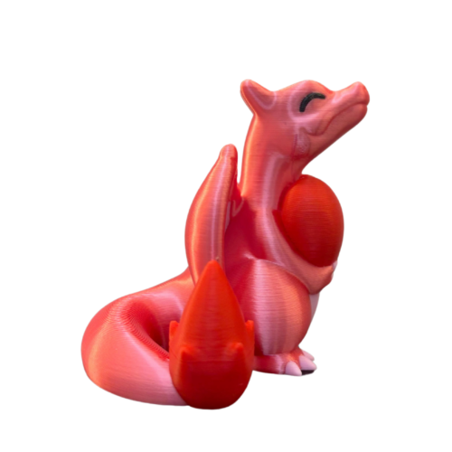 Celebrate love with the Protomont 3D Printed Valentine Charizard Miniature! This romantic, Pokémon-inspired collectible is the perfect way to express affection to a special someone who loves Pokémon