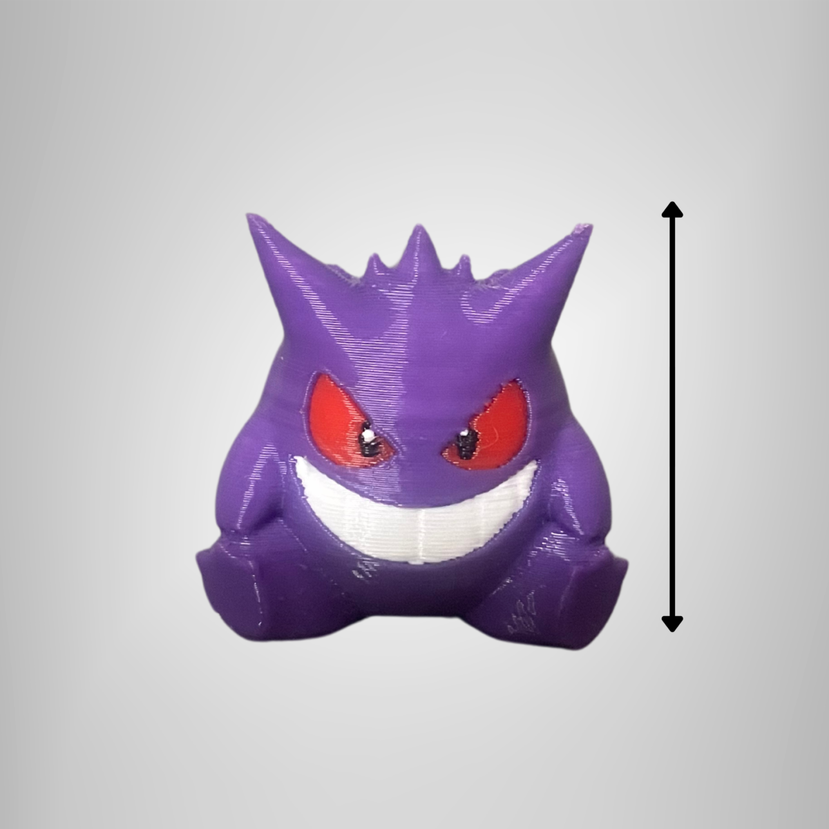 okémon fandom to life with the Protomont 3D Printed Pokémon Gengar Keychain! This charming mini keychain is perfect for Pokémon enthusiasts and collectors