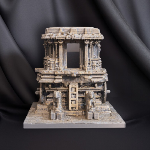 Protomont 3D Printed Jewel of Hampi Pen Stand Artistic Tabletop Gift & Home Decor Celebrate the beauty of Indian heritage